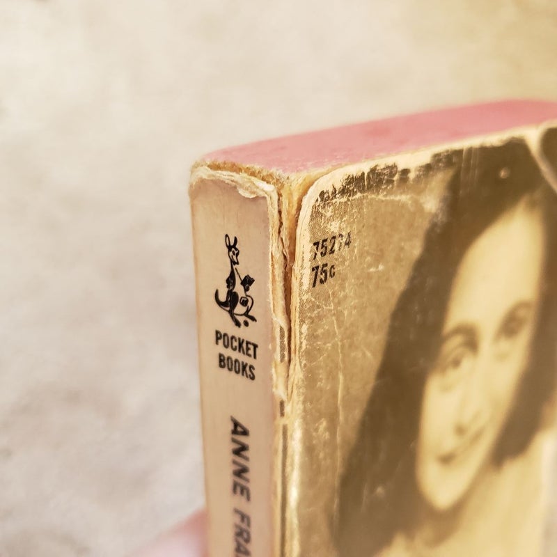 Anne Frank: The Diary of a Young Girl (66th Pocket Cardinal Edition Printing, 1969)