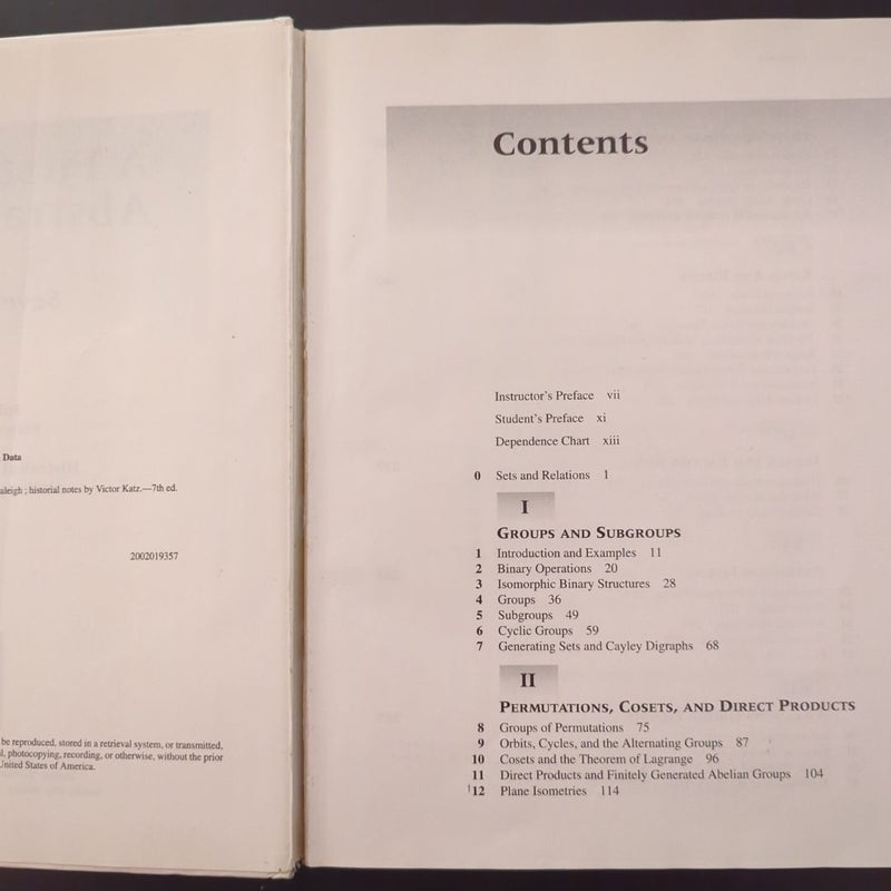 A First Course in Abstract Algebra