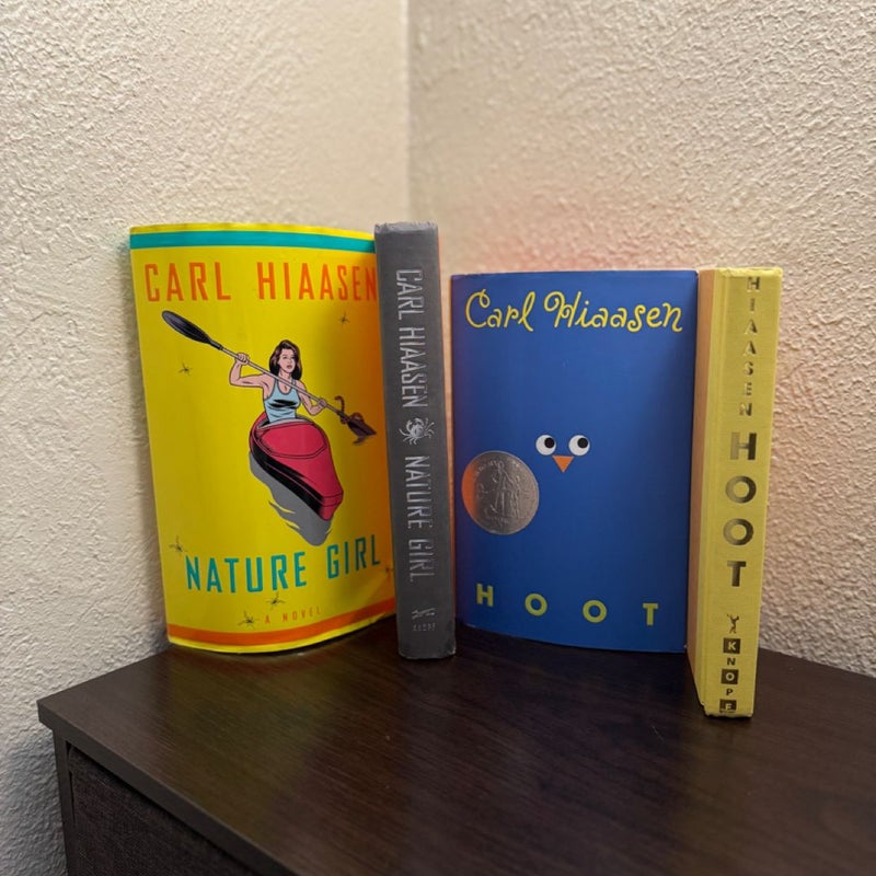 Carl Hiaasen Bundle: Nature Girl, Hoot & Bad Monkey