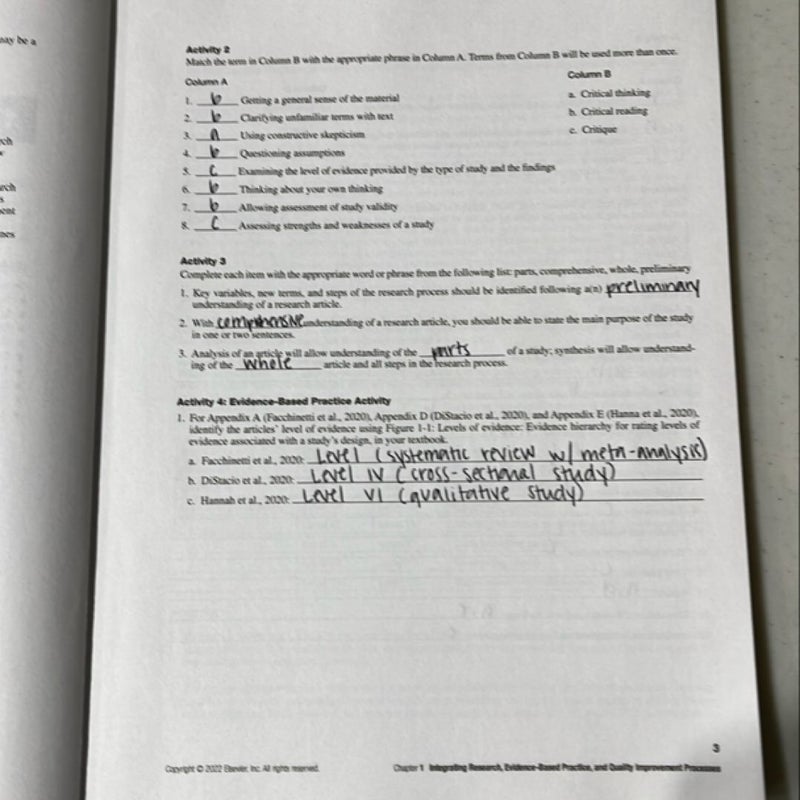 Study Guide for Nursing Research