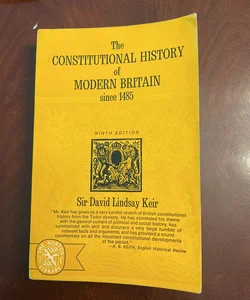 Constitutional History of Modern Britain since 1485