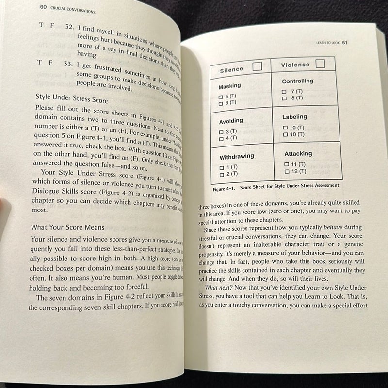 Crucial Conversations: Tools for Talking When Stakes Are High