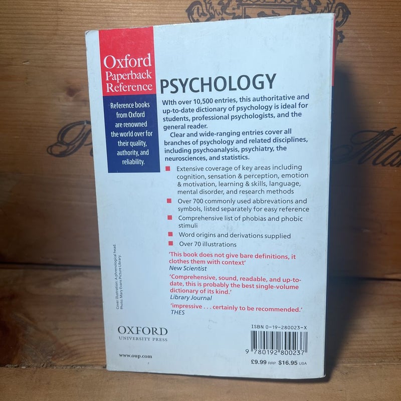 A Dictionary of Psychology