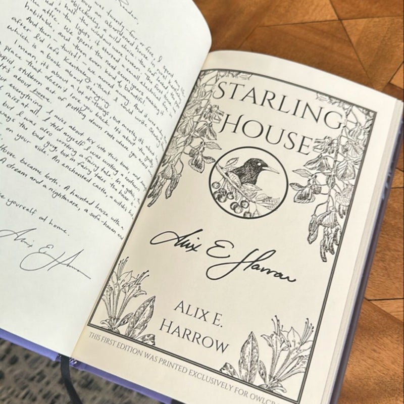 OwlCrate Starling House 🪽 Digitally Signed Edition