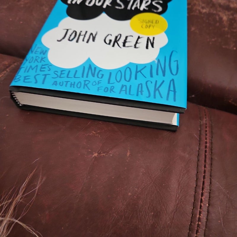 Handsigned First Edition The Fault in Our Stars