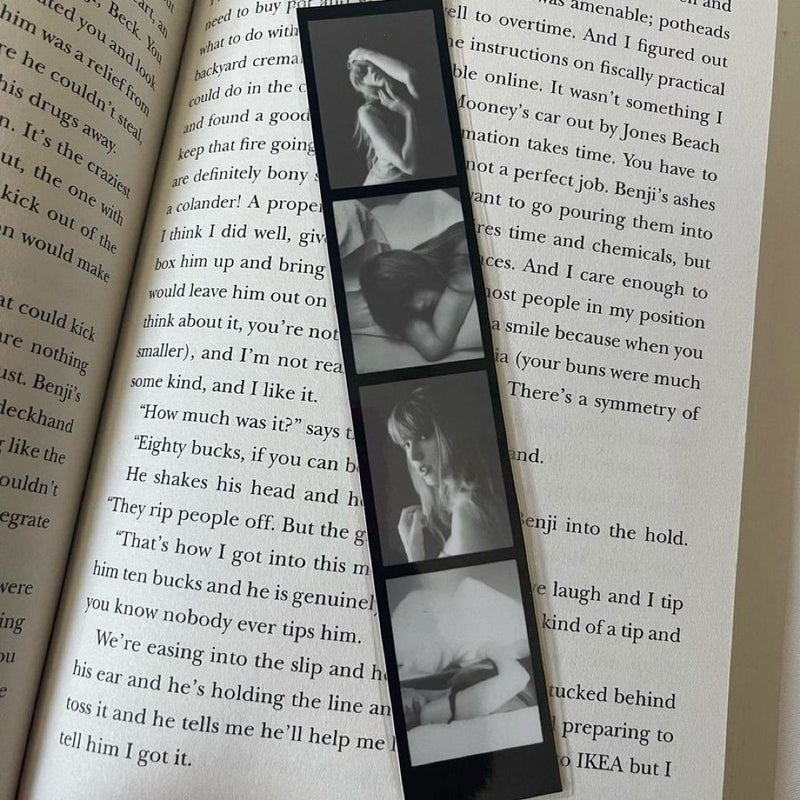Taylor Swift mini photobooth strip bookmark