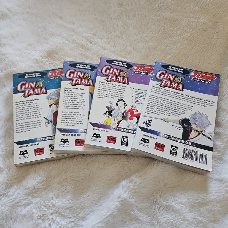 Gin Tama, Vol. 1, 2, 3, 4