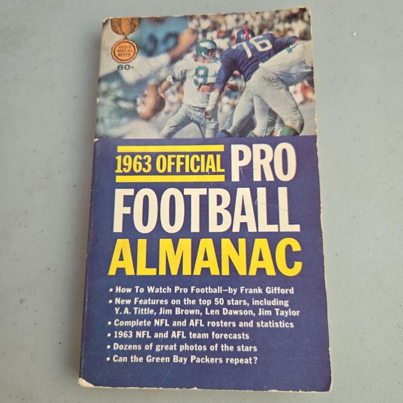 1963 Official Pro Football Almanac