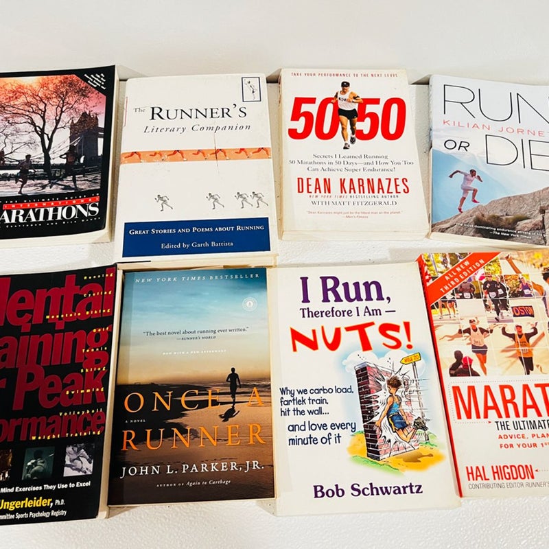 Running books lot of 8 