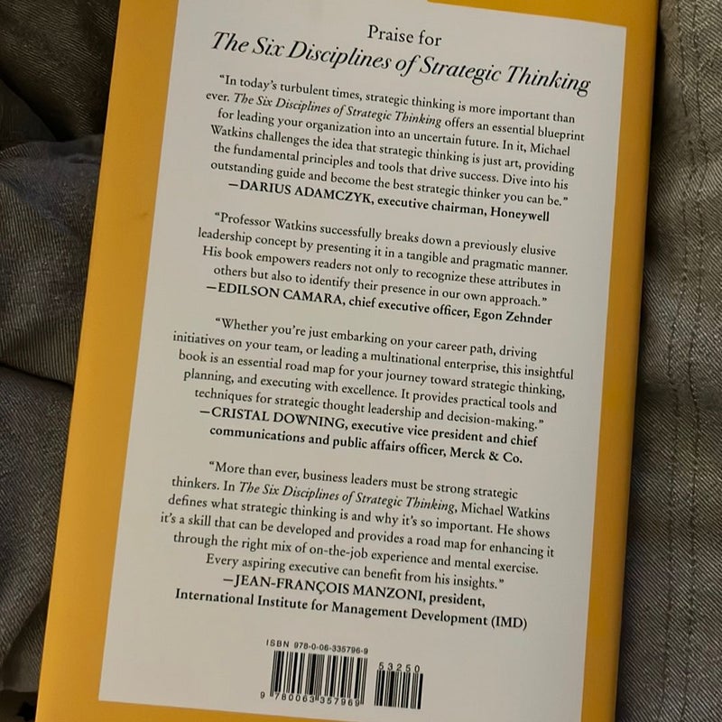 The Six Disciplines of Strategic Thinking