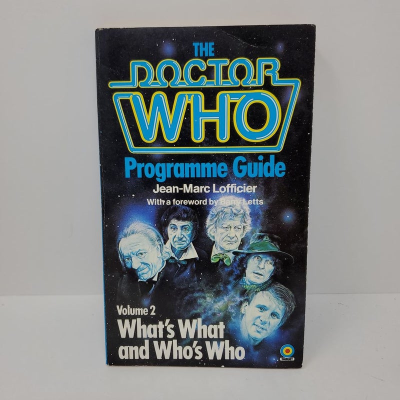 Doctor Who Programme Guide