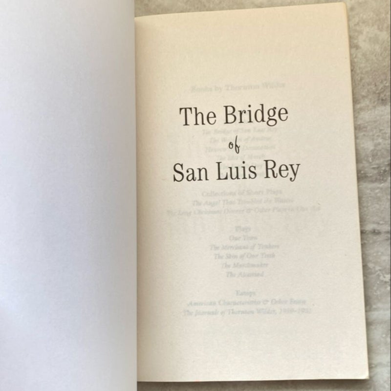 The Bridge of San Luis Rey