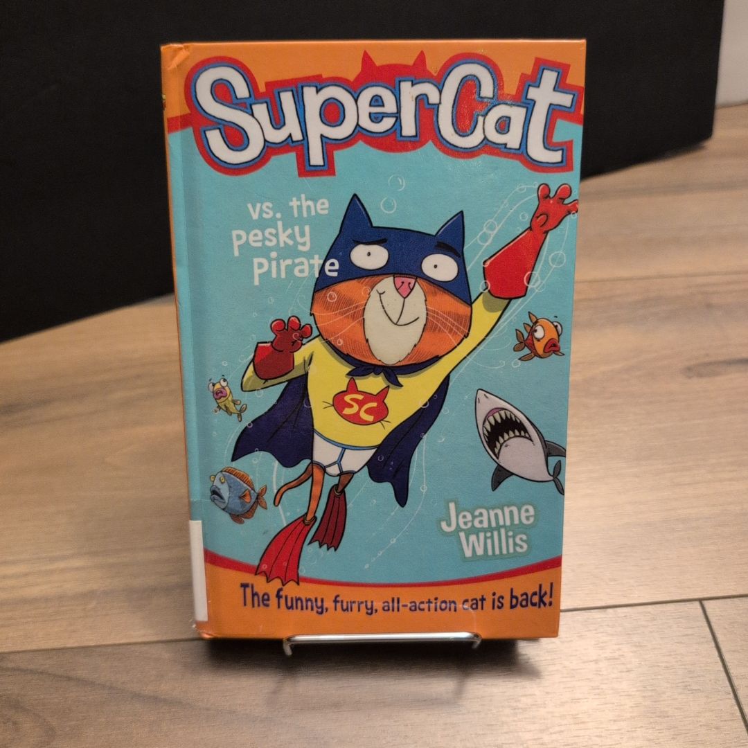 SuperCat vs. the pesky pirate *Library Discard*