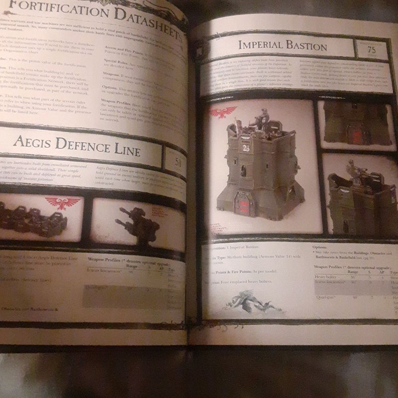 Stronghold Assault Warhammer 40k hardcover book 