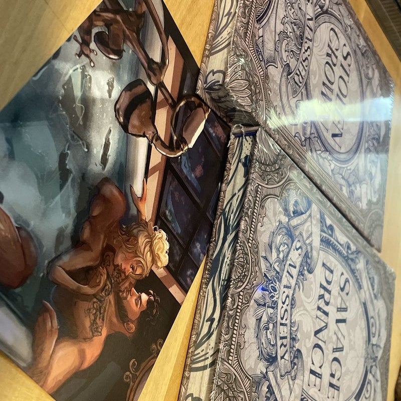 Savage Prince and Stolen Crown w/ Art Print (Dark & Quirky)