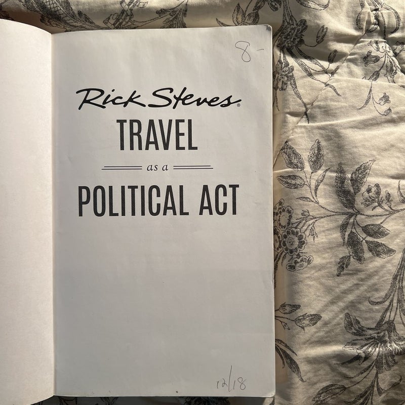 Rick Steves Travel As a Political Act