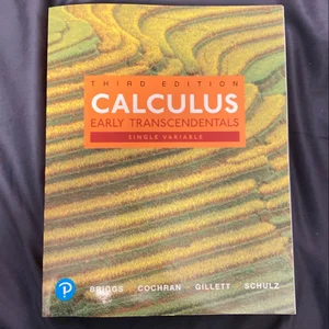 Calculus for Scientists and Engineers, Single Variable