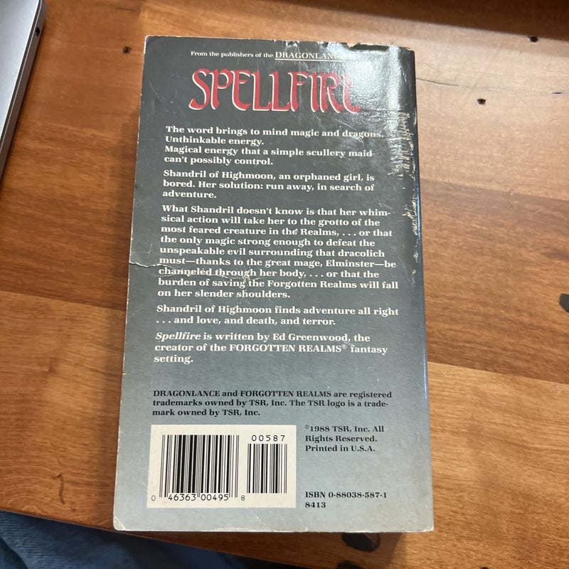 Spellfire Forgotten Realms Fantasy Adventure Paperback 1988
