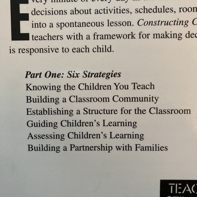 Constructing Curriculum for the Primary Grades