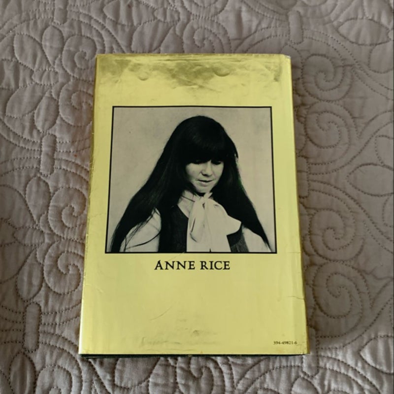 INTERVIEW WITH THE VAMPIRE- First Edition, First Printing HC