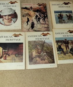 American Heritage Complete Set Volumes 1-6 Year 1975