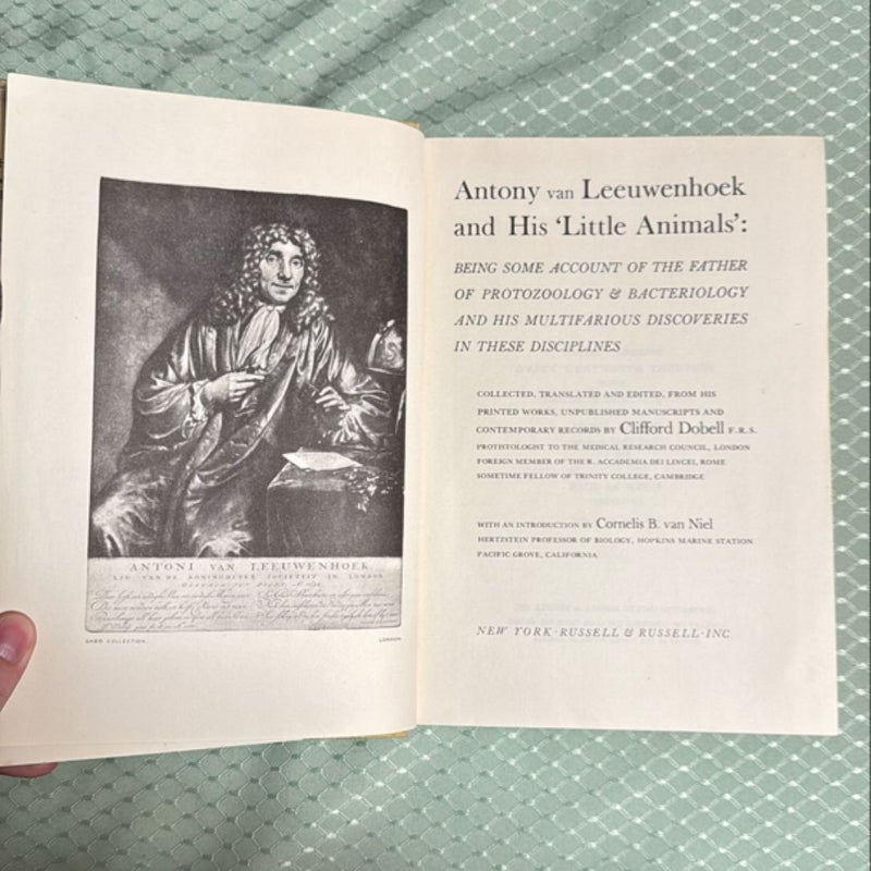 Antony Van Leeuwenhoek and His Little Animals