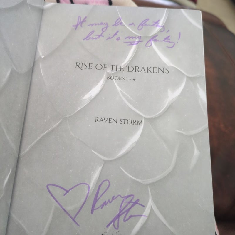 Rise of the DRAKENS HAND SIGNED HARDCOVER