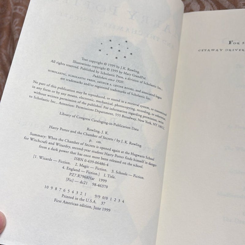 Harry Potter and the Chamber of Secrets - FIRST EDITION