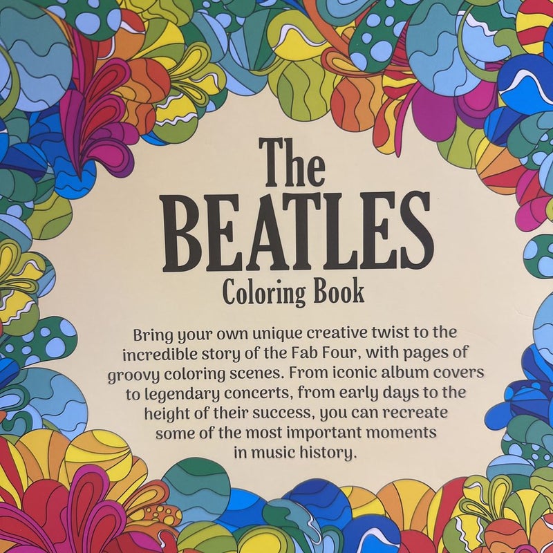The Beatles Coloring Book & Marker Gift Set