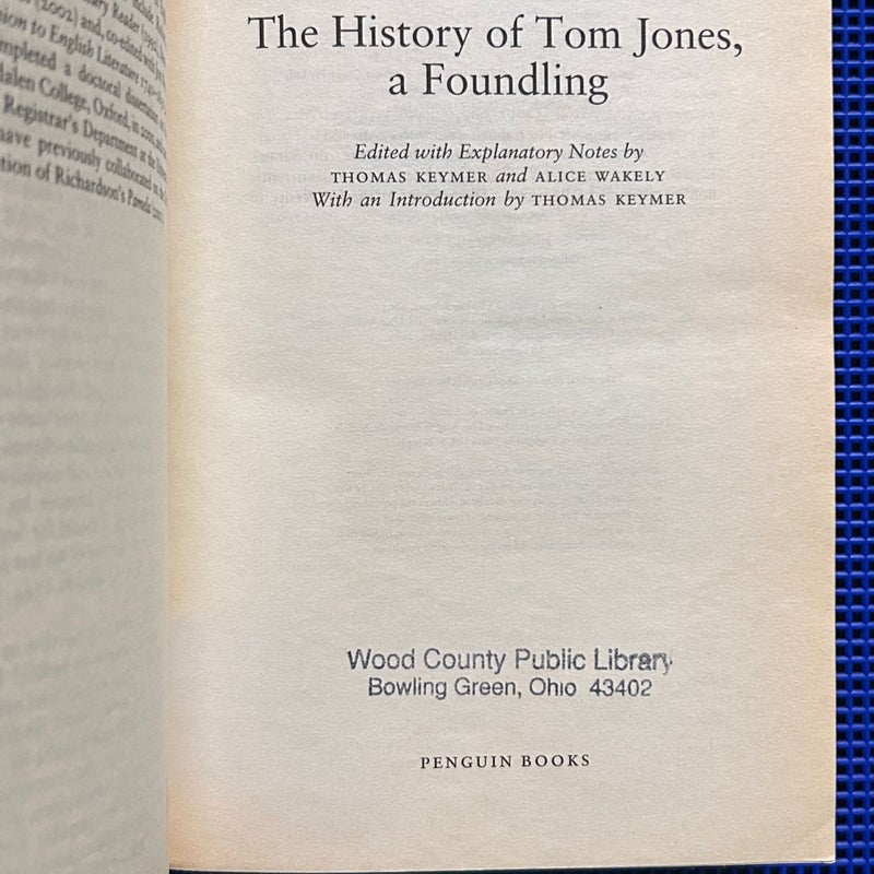 The History of Tom Jones, a Foundling (Penguin Classics)