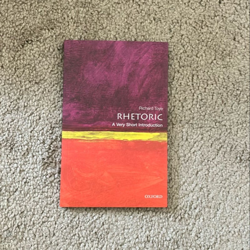 Rhetoric: a Very Short Introduction