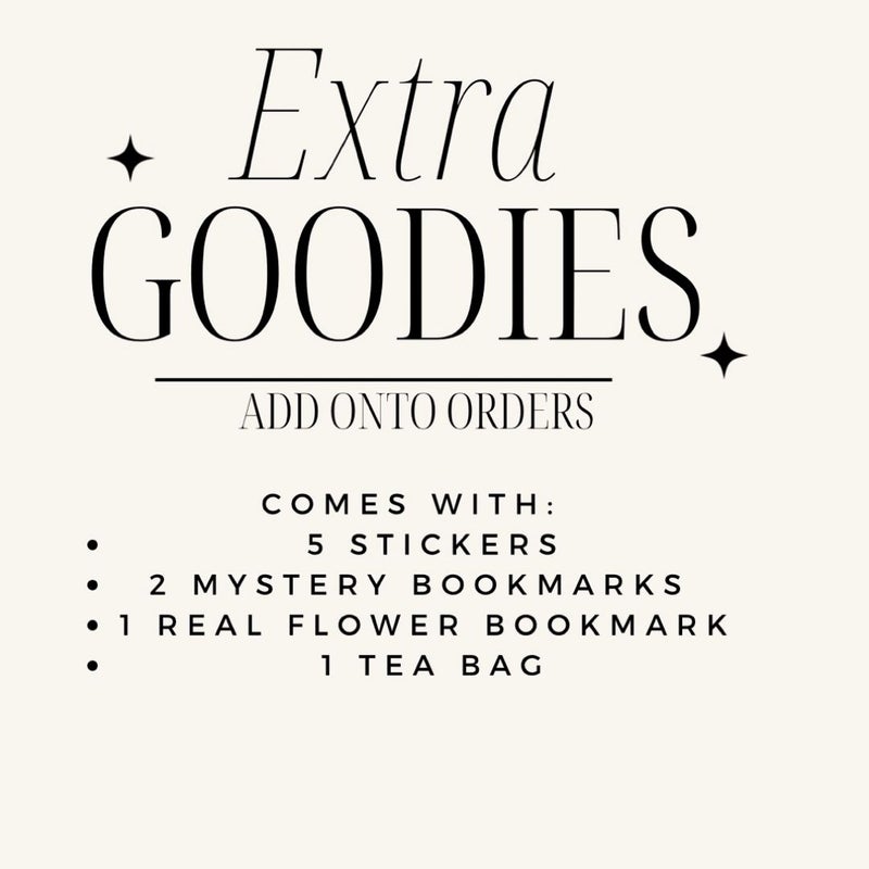 Order add on extra goodies 