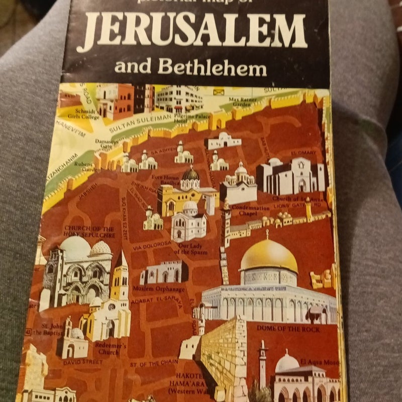 Jerusalem & Bethlehem map