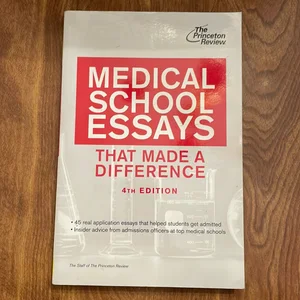Medical School Essays That Made a Difference