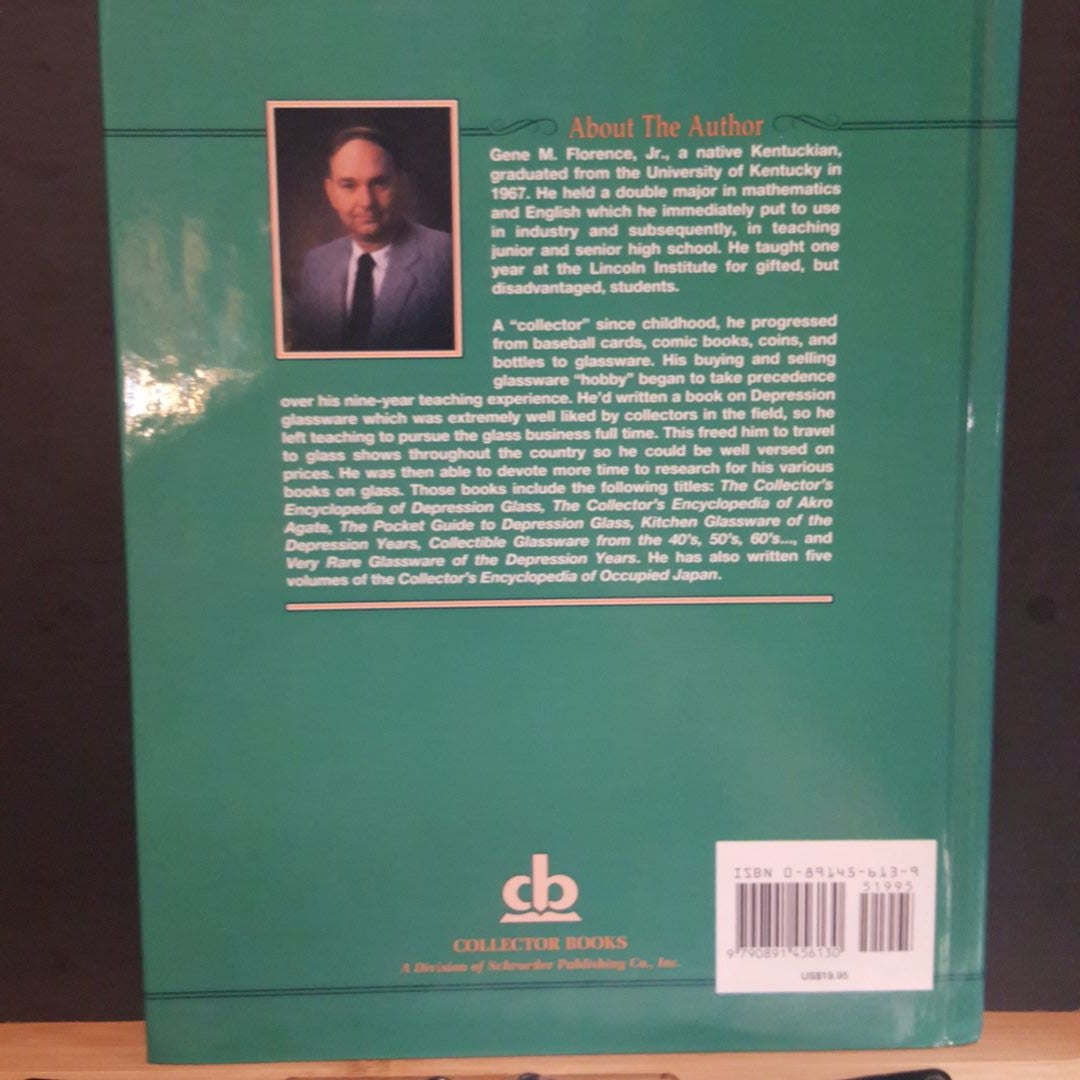 Elegant Glassware Of The Depression Era By Gene Florence Hardcover   5460f2e7 5814 406a B90c 2b3040f4e09f