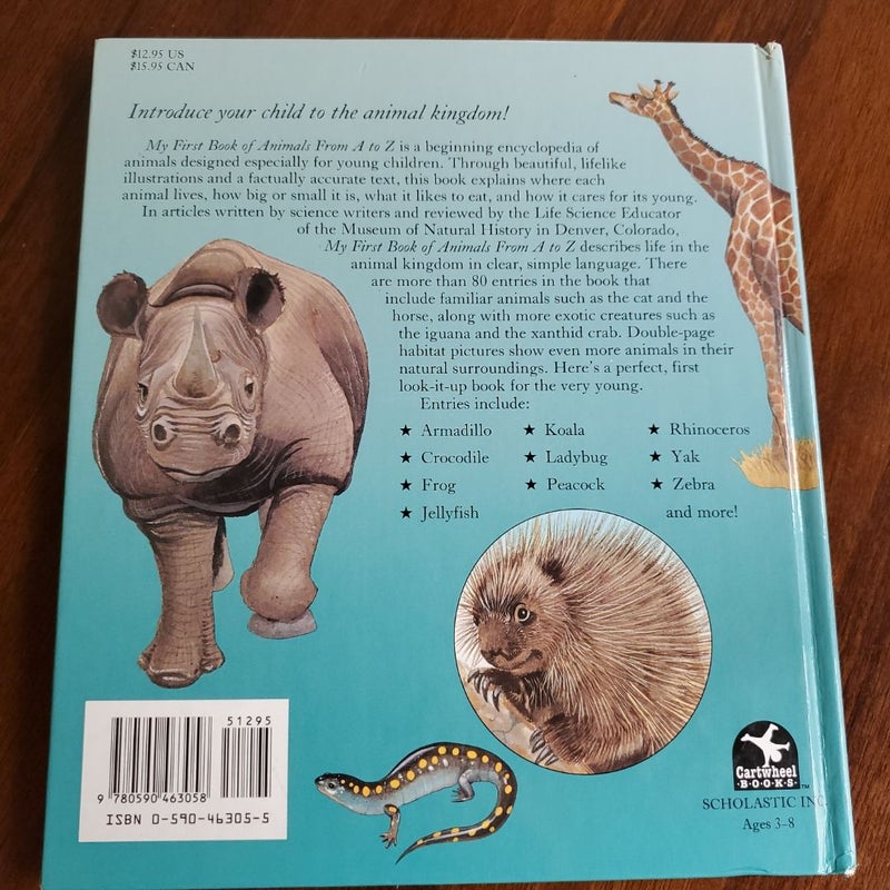 My First Book of Animals from A to Z