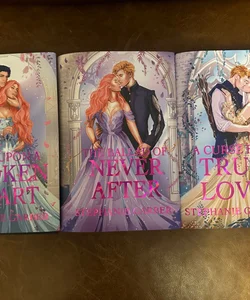 Once upon a broken heart series signed with special dust jackets