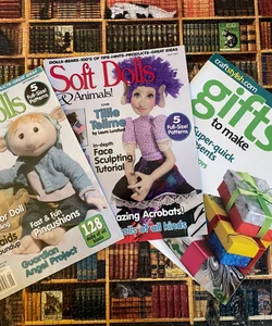 Soft Dolls & Animal- 2 issues with Gifts to Make-1 issue