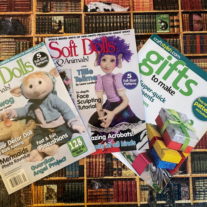 Soft Dolls & Animal- 2 issues with Gifts to Make-1 issue