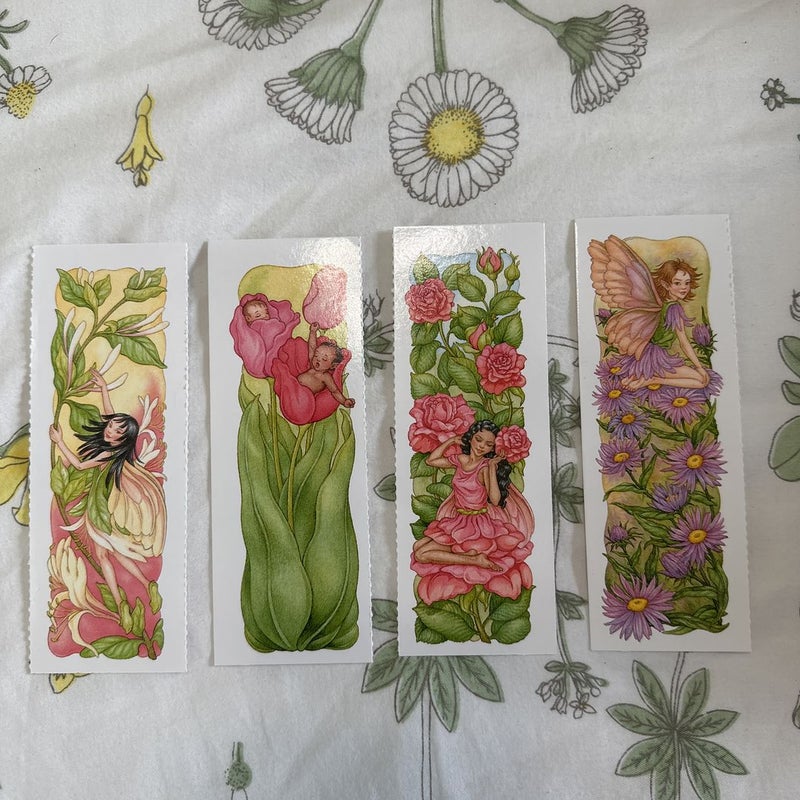 Fairy Bookmarks (Pinks and Purples)
