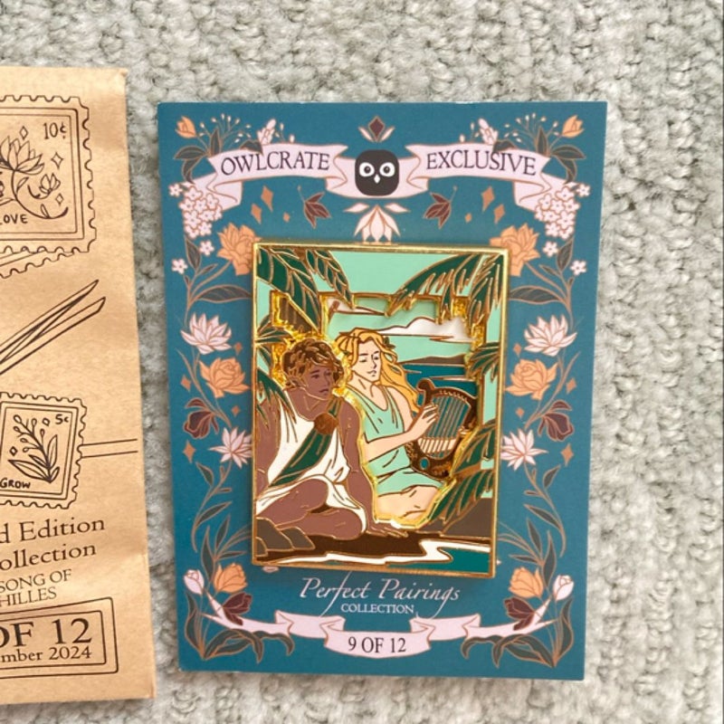 The Song of Achilles OwlCrate Perfect Pairings pin