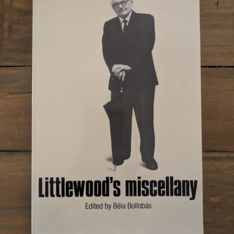 Littlewood's Miscellany 