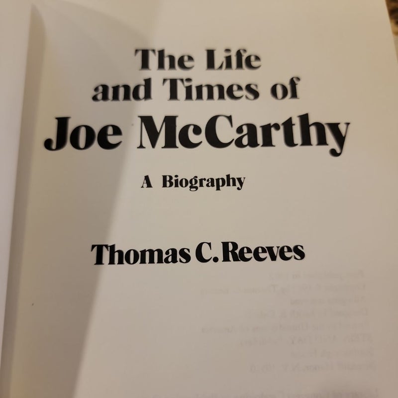 The Life and Times of Joe McCarthy