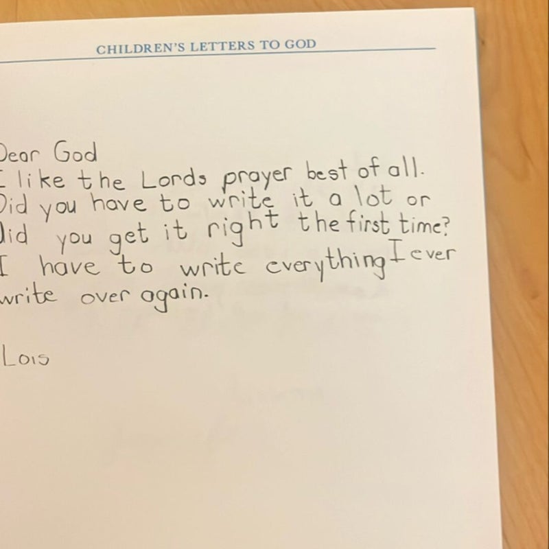 Children's Letters to God