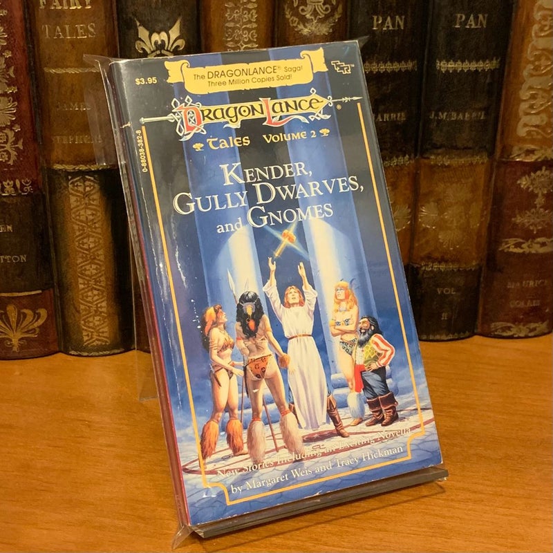 Vintage DragonLance: Kender, Gully Dwarves and Gnomes, Tales 2, 1987 First Edition First Printing