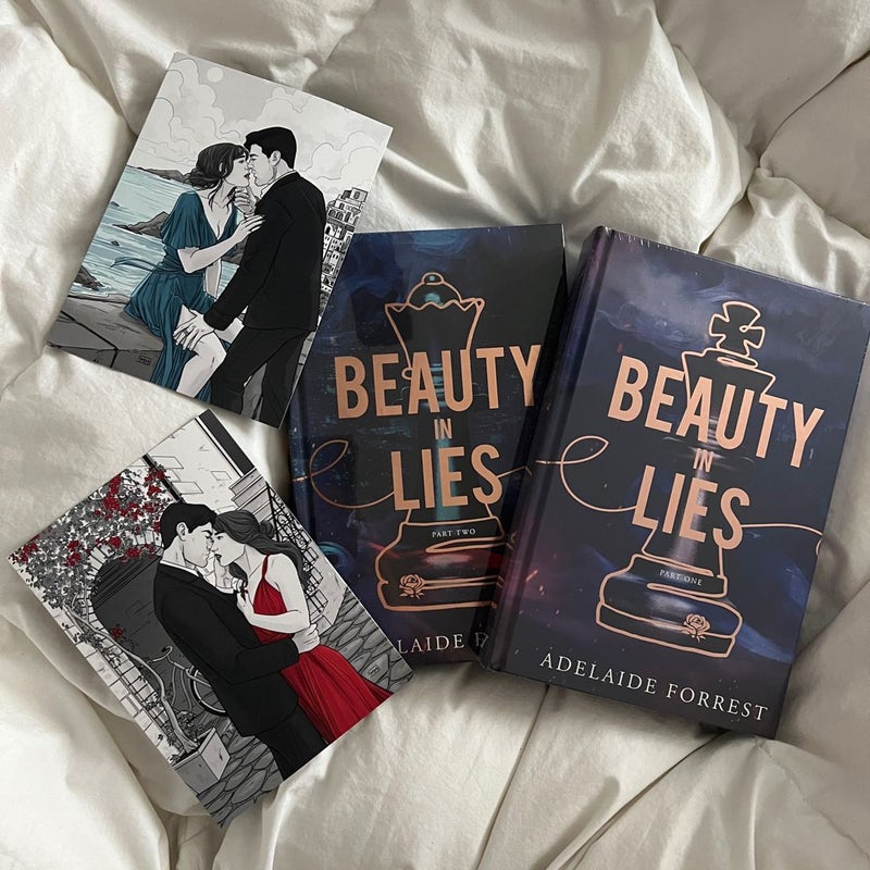 Beauty in lies pt 1 & 2 signed special edition from mystic box 