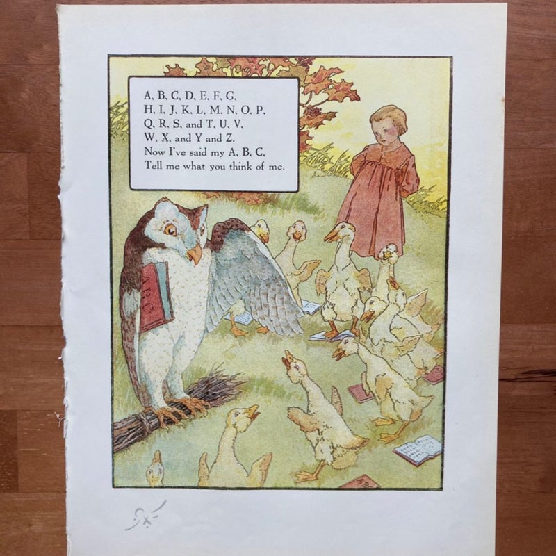 Mother Goose book page 