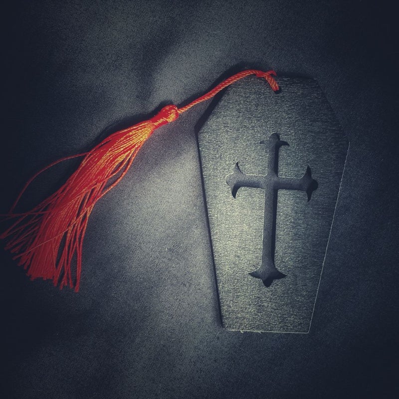 Wood Coffin Bookmarks