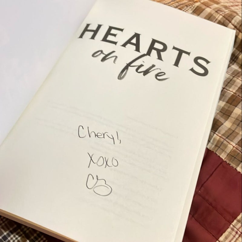 Hearts on Fire ***signed & personalized to Cheryl