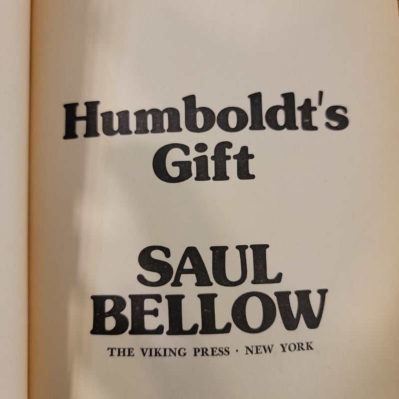 Humboldt's Gift